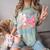 You RN Good Hands Cute Nurse Nursing Student Graduation Comfort Color Blast T-Shirt Fern