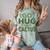 Sassy Saying Go Hug Cactus Introverts Sassy Quote No Hugs Comfort Color Blast T-Shirt Fern