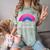 Secretly Bisexual Bi Introvert Bi Pride Antisocial LGBTQ Comfort Color Blast T-Shirt Fern