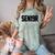 SEN19R Senior 2019 High School Graduation Party T-Shirt Comfort Color Blast T-Shirt Fern