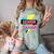 Senior 2022 Graduation Class Of 2022 Retro 90's Graduation Comfort Color Blast T-Shirt Fern
