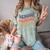 SENIOR 2023 Retro Class Of 2023 Seniors Graduation 23 Hippie Comfort Color Blast T-Shirt Fern