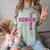 Senior 2026 Class Of 2026 Graduation 2026 Pink Girl Women Comfort Color Blast T-Shirt Fern