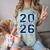Senior 2026 Graduation Varsity Navy Blue On The Back Comfort Color Blast T-Shirt Fern