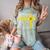 Senior Class Of 2023 Sunflower Graduation Seniors 23 Comfort Color Blast T-Shirt Fern