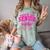 Senior Class Of 2026 Coquette Pink Bow Graduation 2026 Comfort Color Blast T-Shirt Fern