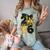 Senior Class Of 2026 Senior Girl Graduation Cap Coquette Bow Comfort Color Blast T-Shirt Fern