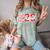 Senior Class Of 2026 Graduation Back To School Senior 26 Comfort Color Blast T-Shirt Fern