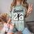 Senior Dance Mom Class Of 2026 Dancer Daughter Graduation Comfort Color Blast T-Shirt Fern