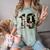 Senior Floral Class Of 2019 Shirt Graduation Idea Comfort Color Blast T-Shirt Fern