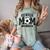 Senior Mom 2025 Soccer Mom Class Of 2025 Graduation Comfort Color Blast T-Shirt Fern