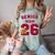 Senior Mom 2026 Proud Senior Mom Class Of 26 For Graduation Comfort Color Blast T-Shirt Fern