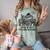 Senior Mom Class Of 2025 Senior Mama 2025 Leopard Graduation Comfort Color Blast T-Shirt Fern