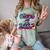 Senior Year 2022 Class Of 2022 Graduation Tie Dye Groovy Comfort Color Blast T-Shirt Fern