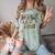 Seniors 2019 Class TShirt Camo Print T-Shirt Graduation Gift Comfort Color Blast T-Shirt Fern