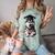 Siberian Husky Dog Graduation Cap Training School Graduate Men Women Kids Comfort Color Blast T-Shirt Fern
