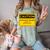 A Simple Yellow Warning Sign For Introvert Comfort Color Blast T-Shirt Fern