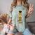 SmileteesGrad Llama Graduation T-Shirt Comfort Color Blast T-Shirt Fern