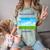 Out Standing In Her Field Graduation Tee Comfort Color Blast T-Shirt Fern