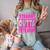 Straight Outta Fifth Grade Graduation Class Comfort Color Blast T-Shirt Fern