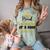 Super Proud Little Sister Of 2025 Graduate Graduation Family Comfort Color Blast T-Shirt Fern