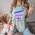 Temporal Trends Vaporwave Style Retro Nostalgia Look Premium Tri-Blend Comfort Color Blast T-Shirt Fern