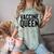 Vaccine Queen Nursing Graduation Shirt Comfort Color Blast T-Shirt Fern