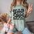 Women Senior Mom Class Of 2026 Retro Graduation Senior Mama Comfort Color Blast T-Shirt Fern