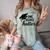 Women's One Degree Hotter College Masters PhD Graduation Party Comfort Color Blast T-Shirt Fern