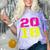 2018 Big Neon Numbers For The New Year Or Graduation Comfort Color Blast T-Shirt Amethyst