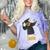 2018 Graduation Shirts Sloth Lovers For Women Teens Comfort Color Blast T-Shirt Amethyst