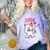 2021 Kindergarden Graduation Celebration Dapping Cat For Men Women Kids Comfort Color Blast T-Shirt Amethyst