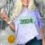 2024 Senior Class Graduation Shirt Graduate Comfort Color Blast T-Shirt Amethyst