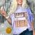 2026 Football Senior Brother Graduation Matching Family Comfort Color Blast T-Shirt Amethyst