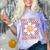 3rd Grade Graduation Cute Groovy Last Day Of Third Grade Comfort Color Blast T-Shirt Amethyst