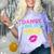 80s Outfit Women Nostalgia Eighties Party Comfort Color Blast T-Shirt Amethyst