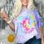 8th Grade Graduate 2024 Graduation Last Day Of School Tie Comfort Color Blast T-Shirt Amethyst