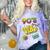 90s Nostalgia Retro Apparel 90'S Vibe Retro Premium Tri-Blend Comfort Color Blast T-Shirt Amethyst