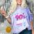 90's Party 90s Nostalgia Retro Rave Dance Music Comfort Color Blast T-Shirt Amethyst