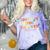 Advocate Support Empower Groovy Social Worker Graduation Comfort Color Blast T-Shirt Amethyst