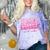 Advocate Support Empower Groovy Social Worker Graduation MSW Comfort Color Blast T-Shirt Amethyst