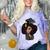 African Woman Educated Graduation 2019 Proud Comfort Color Blast T-Shirt Amethyst