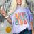 Anti Social Dog Moms Club Introvert Dog Mom Retro Men Women Comfort Color Blast T-Shirt Amethyst