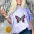 Antisocial Butterfly Aesthetic Introvert For Women Men Comfort Color Blast T-Shirt Amethyst