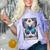 Antisocial Butterfly Introvert Distressed Comfort Color Blast T-Shirt Amethyst