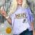 Army National Guard Mom Army National Guard Graduation Mom Comfort Color Blast T-Shirt Amethyst