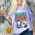 Back To The 2000s Retro Nostalgia Comfort Color Blast T-Shirt Amethyst