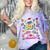 Back To 90's Christmas Nostalgia Quotes Graphic Premium Tri-Blend Comfort Color Blast T-Shirt Amethyst