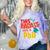 This Badass Has a PhD Doctor Graduation Comfort Color Blast T-Shirt Amethyst