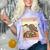 Ball Python Snake Introvert Ball Python Comfort Color Blast T-Shirt Amethyst